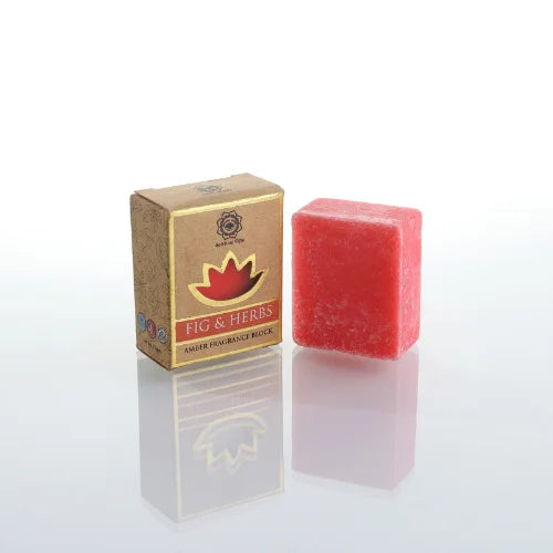 Green Tree Amber Fragrance Block Fig & Herbs Set 6 Pcs
