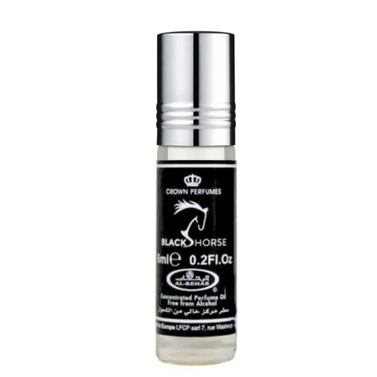 Al-Rehab Parfumolie Black Horse met Bloemige Parfum geur in roll-on flesje