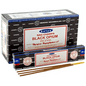 Satya Nag Champa Zwarte Opium Wierookstokjes in verpakking met black opium wierookstokjes