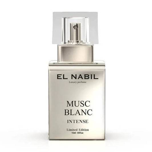 Zilveren parfumfles voor Musc Maysanne Intense en Maysanne Intense parfum