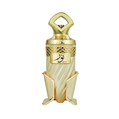 Gouden parfumfles met sierlijke details - Noor Riiffs, viacheslav, Спасибо, zaafaran mousuf, sillage longevity